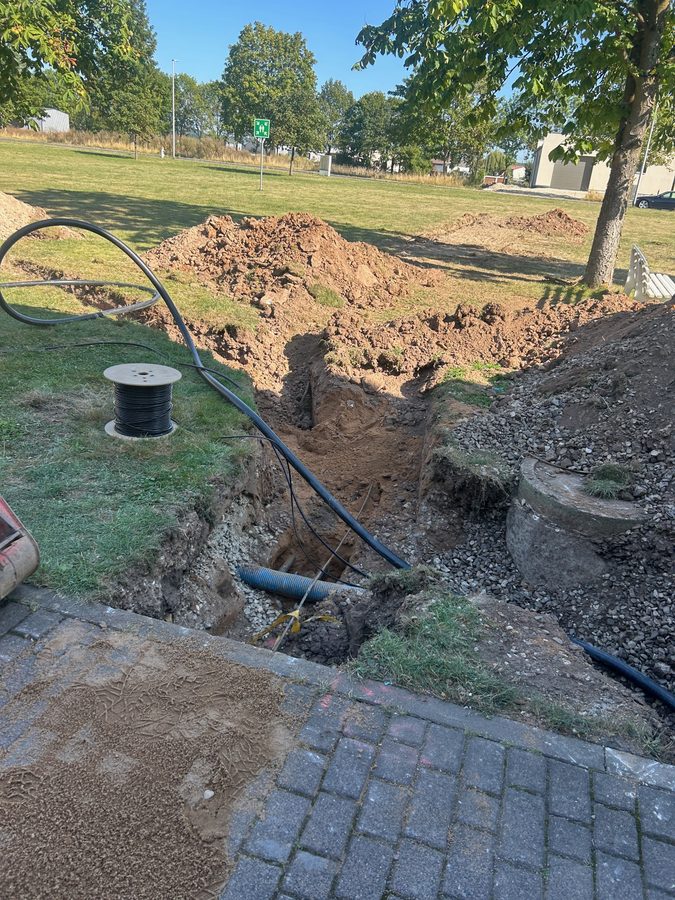 Erdkabelverlegung und Leitungsgraben Foto 2