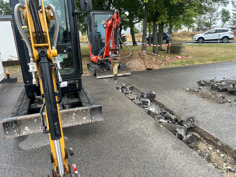 Erdkabelverlegung und Leitungsgraben Foto 4