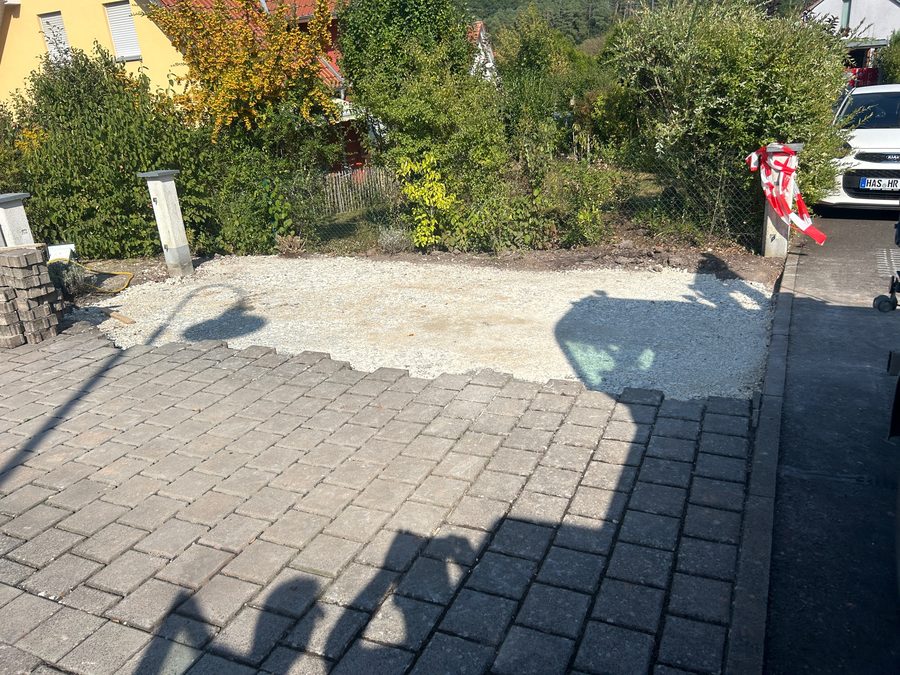 Pflasterflaechen vorbereiten Foto 1