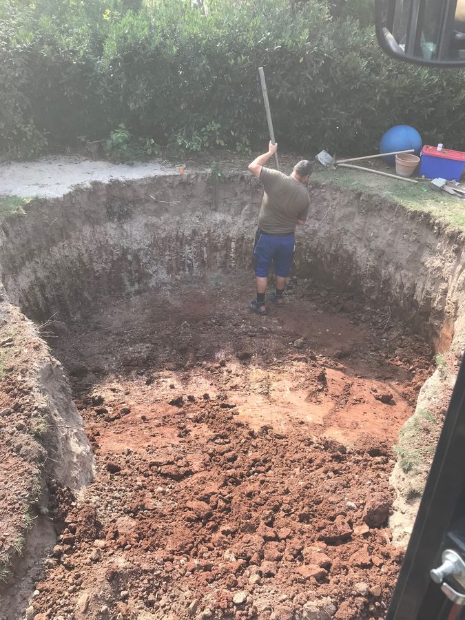 Pool und Teich ausbaggern Bamberg